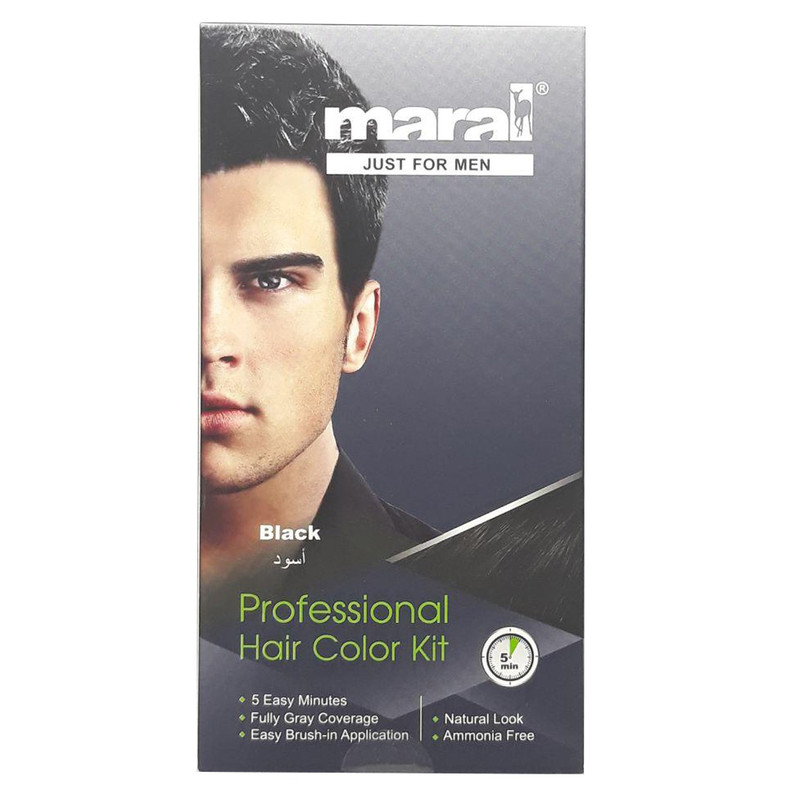 کیت رنگ موی مردانه مارال مدل Black حجم 50 میلی لیتر بسته 2 عددی کیت رنگ موی مردانه مارال مدل Black حجم 50 میلی لیتر بسته 2 عددی