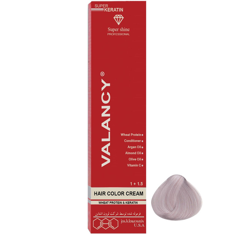 رنگ مو والانسی سری حرفه ای مدل الماسی شماره CV11 رنگ مو والانسی سری حرفه ای مدل الماسی شماره CV11