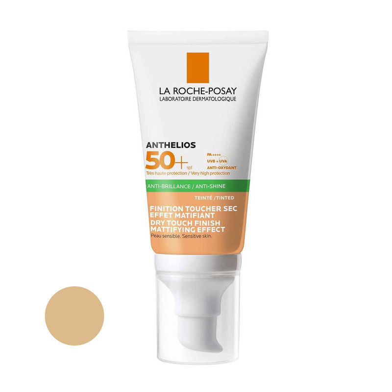 ژل کرم ضد آفتاب رنگی لاروش پوزای SPF50 مدل آنتی شاین مناسب پوست های چرب حجم 50 میلی لیتر ژل کرم ضد آفتاب رنگی لاروش پوزای SPF50 مدل آنتی شاین مناسب پوست های چرب حجم 50 میلی لیتر