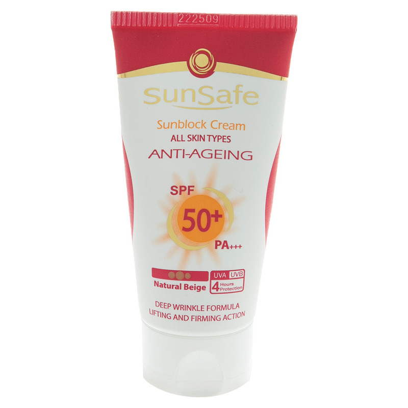 کرم ضد آفتاب رنگی سان سیف SPF 50 مدل All مناسب انواع پوست حجم 50 میلیلیتر کرم ضد آفتاب رنگی سان سیف SPF 50 مدل All مناسب انواع پوست حجم 50 میلیلیتر