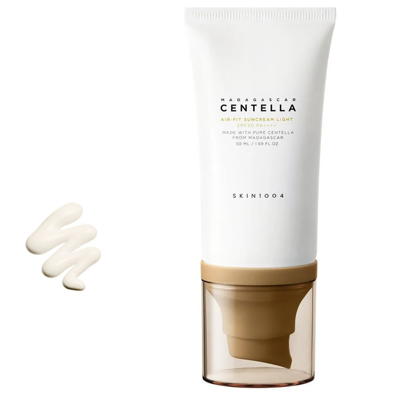 کرم ضد آفتاب بدون رنگ اسکین 1004 SPF 30 مدل Centella Air-Fit محافظ UVA ،UVB و ++++PA، ضد حساسیت، مناسب انواع پوست حجم 50 میلیلیتر کرم ضد آفتاب بدون رنگ اسکین 1004 SPF 30 مدل Centella Air-Fit محافظ UVA ،UVB و ++++PA، ضد حساسیت، مناسب انواع پوست حجم 50 میلیلیتر