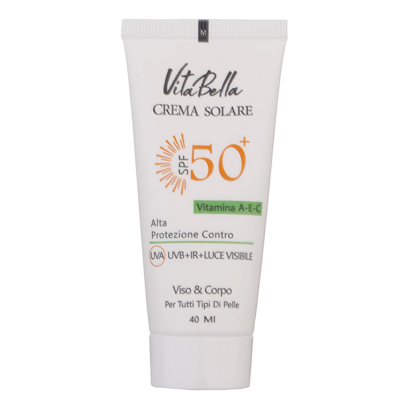 کرم ضدآفتاب بیرنگ ویتابلا +SPF50 مدل 001 مناسب انواع پوست، حجم 40 میلیلیتر کرم ضدآفتاب بیرنگ ویتابلا +SPF50 مدل 001 مناسب انواع پوست، حجم 40 میلیلیتر