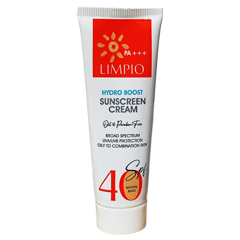 کرم ضد آفتاب بدون رنگ لیمپیو مدل SPF40 محافظ UVA ،UVB و PA+++، ضد لک و حساسیت، تنظیم ترشح چربی پوست، مناسب پوست چرب و مختلط حجم 50 میلیلیتر کرم ضد آفتاب بدون رنگ لیمپیو مدل SPF40 محافظ UVA ،UVB و PA+++، ضد لک و حساسیت، تنظیم ترشح چربی پوست، مناسب پوست چرب و مختلط حجم 50 میلیلیتر