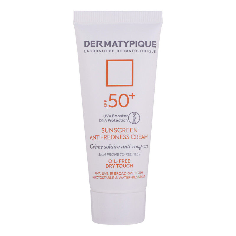 کرم ضد آفتاب بدون رنگ درماتیپیک SPF50 مدل Anti_redness محافط UVB, UVA مناسب انواع پوست حجم 40 میلیلیتر کرم ضد آفتاب بدون رنگ درماتیپیک SPF50 مدل Anti_redness محافط UVB, UVA مناسب انواع پوست حجم 40 میلیلیتر