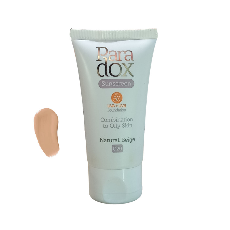 کرم ضد آفتاب رنگی پارادوکس SPF 50 مدل 1 مناسب پوستهای مختلط و چرب حجم 40 میلیلیتر کرم ضد آفتاب رنگی پارادوکس SPF 50 مدل 1 مناسب پوستهای مختلط و چرب حجم 40 میلیلیتر