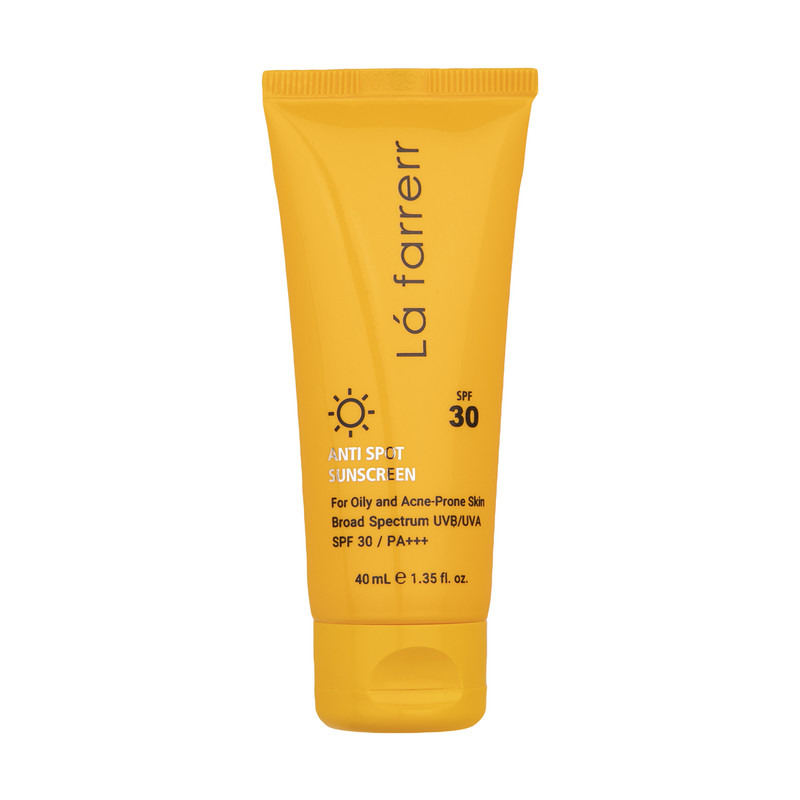 کرم ضدآفتاب و ضدلک بیرنگ لافارر مدل SPF30، مناسب پوستهای چرب، حجم 40 میلیلیتر کرم ضدآفتاب و ضدلک بیرنگ لافارر مدل SPF30، مناسب پوستهای چرب، حجم 40 میلیلیتر