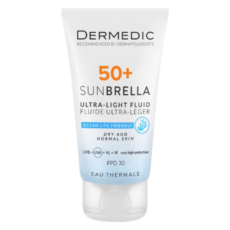 کرم ضد آفتاب بدون رنگ درمدیک spf50 مدل DY مناسب پوست های خشک حجم 50 میلی لیتر کرم ضد آفتاب بدون رنگ درمدیک spf50 مدل DY مناسب پوست های خشک حجم 50 میلی لیتر