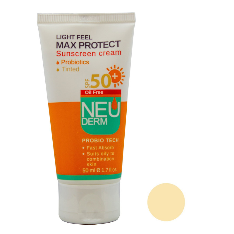 کرم ضد آفتاب نئودرم مدل Max Protect Oil Free حجم 50 میلی لیتر کرم ضد آفتاب نئودرم مدل Max Protect Oil Free حجم 50 میلی لیتر