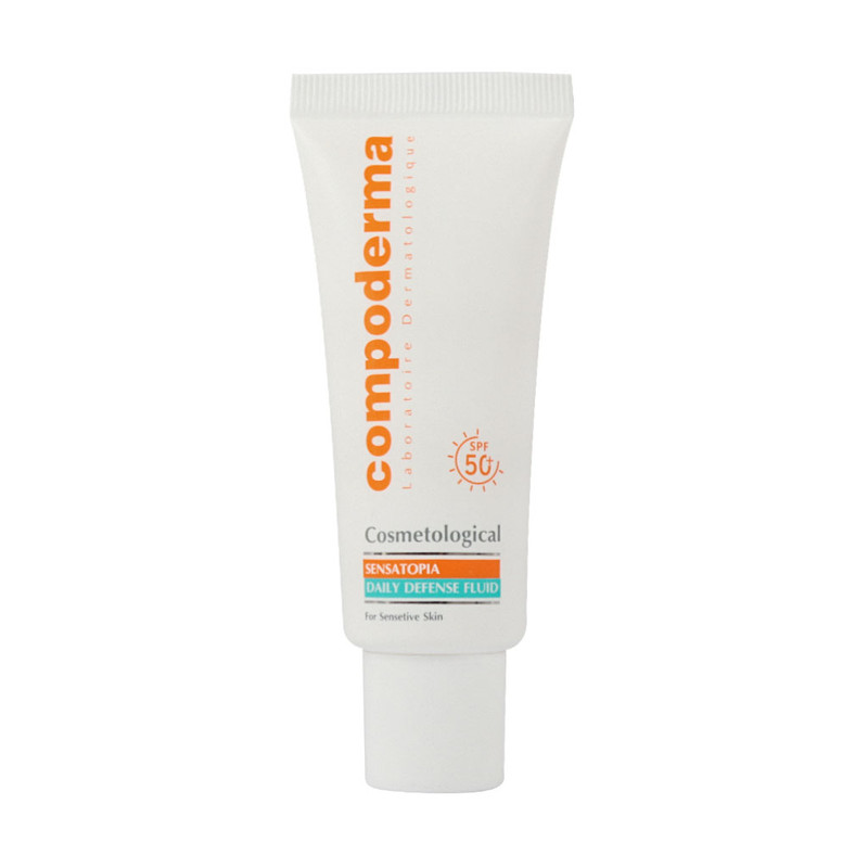 کرم ضد آفتاب بدون رنگ کامپودرما SPF 50 مدل سنساتوپیا مناسب پوستهای حساس حجم 50 میلیلیتر کرم ضد آفتاب بدون رنگ کامپودرما SPF 50 مدل سنساتوپیا مناسب پوستهای حساس حجم 50 میلیلیتر