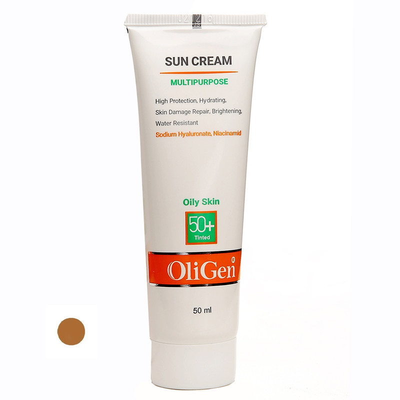 کرم ضد آفتاب رنگی الی ژن SPF 50 مدل M_T_D مناسب پوستهای چرب حجم 50 میلیلیتر کرم ضد آفتاب رنگی الی ژن SPF 50 مدل M_T_D مناسب پوستهای چرب حجم 50 میلیلیتر