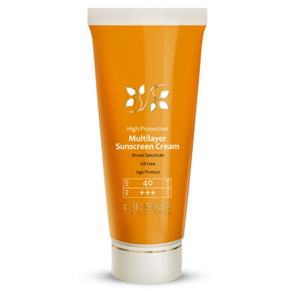 کرم ضد آفتاب بدون رنگ سینره SPF 40 مدل SPF40 مناسب پوستهای حجم میلیلیتر کرم ضد آفتاب بدون رنگ سینره SPF 40 مدل SPF40 مناسب پوستهای حجم میلیلیتر