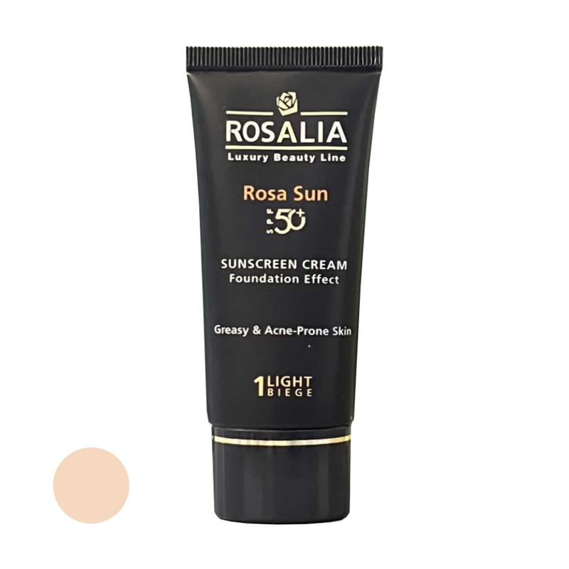 کرم ضد آفتاب رنگی رزالیا SPF50 مدل G-A Skin_LB مناسب پوست های چرب حجم 40 میلی لیتر کرم ضد آفتاب رنگی رزالیا SPF50 مدل G-A Skin_LB مناسب پوست های چرب حجم 40 میلی لیتر