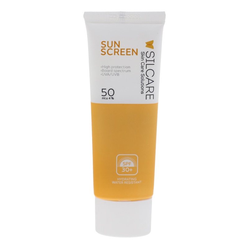 کرم ضد آفتاب بدون رنگ سیلکِر +SPF 30 مدل sun protect مناسب انواع پوست حجم 50 میلیلیتر کرم ضد آفتاب بدون رنگ سیلکِر +SPF 30 مدل sun protect مناسب انواع پوست حجم 50 میلیلیتر