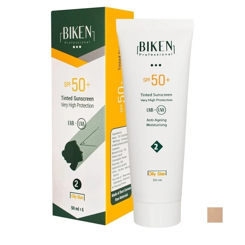 کرم ضد آفتاب رنگی بیکن SPF 50 مدل Oily Skin 2 مناسب پوستهای حجم میلیلیتر کرم ضد آفتاب رنگی بیکن SPF 50 مدل Oily Skin 2 مناسب پوستهای حجم میلیلیتر