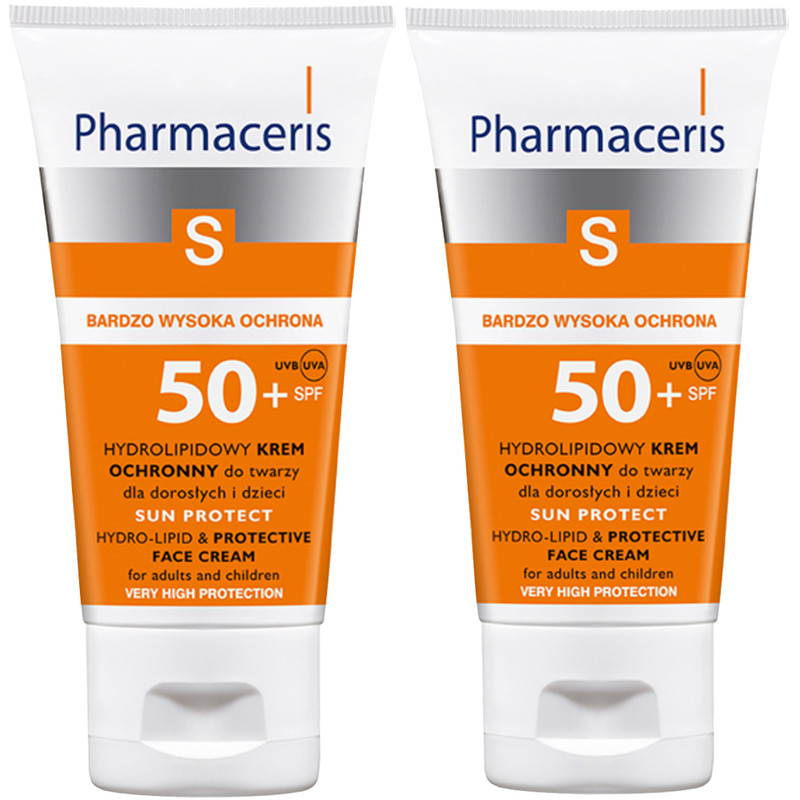 کرم ضد آفتاب فارماسریز مدل Hydrolipid SPF50 حجم 50 میلی لیتر بسته دو عددی کرم ضد آفتاب فارماسریز مدل Hydrolipid SPF50 حجم 50 میلی لیتر بسته دو عددی