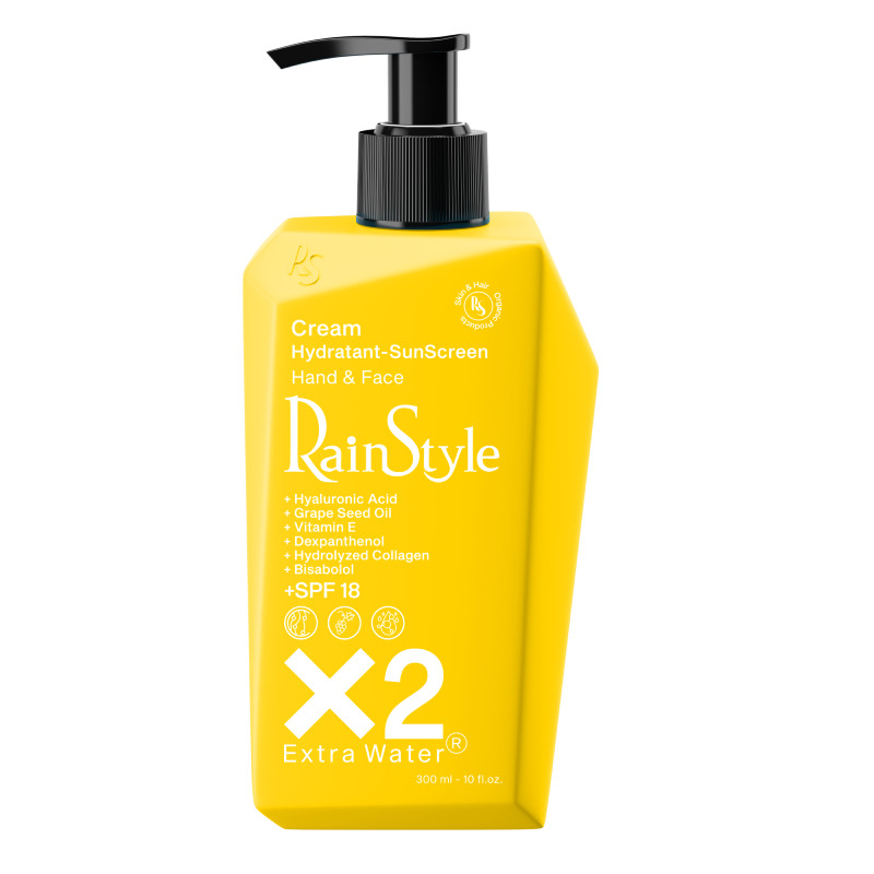 کرم ضد آفتاب بی رنگ رین استایل SPF18 مدل آبرسان مناسب برای انواع پوست حجم 300 میلی لیتر کرم ضد آفتاب بی رنگ رین استایل SPF18 مدل آبرسان مناسب برای انواع پوست حجم 300 میلی لیتر
