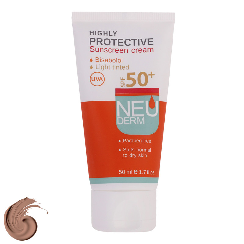 کرم ضدآفتاب نئودرم مدل Highly Protective SPF50، حجم 50 میلیلیتر کرم ضدآفتاب نئودرم مدل Highly Protective SPF50، حجم 50 میلیلیتر