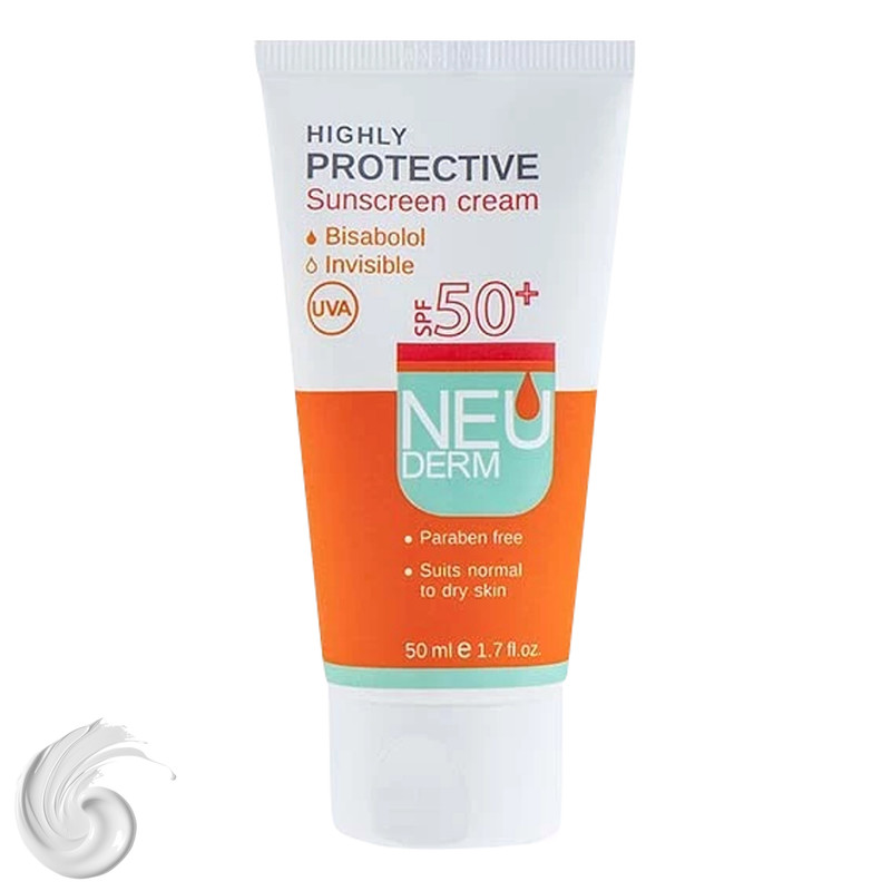 کرم ضدآفتاب نئودرم مدل Highly Protective Invisible SPF50، حجم 50 میلیلیتر کرم ضدآفتاب نئودرم مدل Highly Protective Invisible SPF50، حجم 50 میلیلیتر