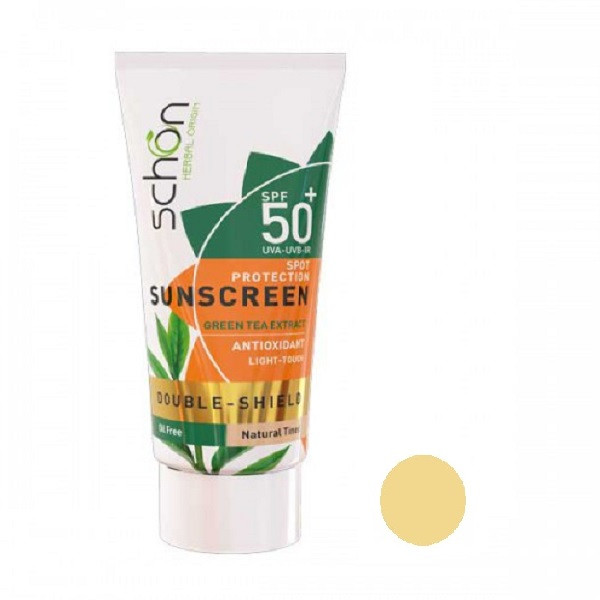 کرم ضد آفتاب رنگی شون SPF 50 مدل دابل شیلد مناسب انواع پوست حجم 50 میلی لیتر کرم ضد آفتاب رنگی شون SPF 50 مدل دابل شیلد مناسب انواع پوست حجم 50 میلی لیتر