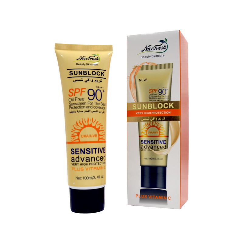 کرم ضد آفتاب نایس فرش مدل sensitive حجم 100 میلی لیتر کرم ضد آفتاب نایس فرش مدل sensitive حجم 100 میلی لیتر
