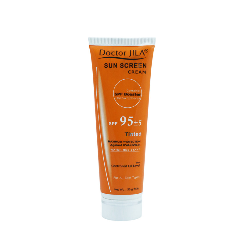 کرم ضد آفتاب دکتر ژیلا مدل Tinted با Spf 95 حجم 50میلی لیتر کرم ضد آفتاب دکتر ژیلا مدل Tinted با Spf 95 حجم 50میلی لیتر