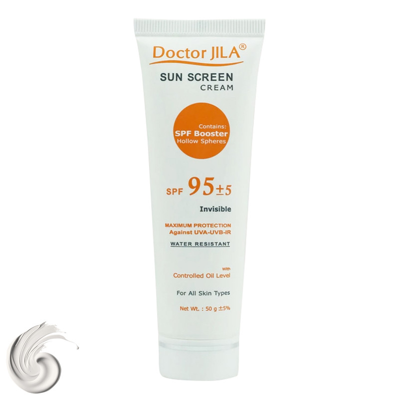 کرم ضدآفتاب دکتر ژیلا مدل Invisible با SPF95، حجم 50میلیلیتر کرم ضدآفتاب دکتر ژیلا مدل Invisible با SPF95، حجم 50میلیلیتر