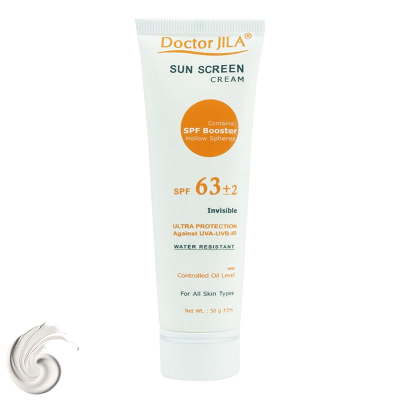 کرم ضدآفتاب دکتر ژیلا مدل Invisible با SPF63، حجم 50میلیلیتر کرم ضدآفتاب دکتر ژیلا مدل Invisible با SPF63، حجم 50میلیلیتر