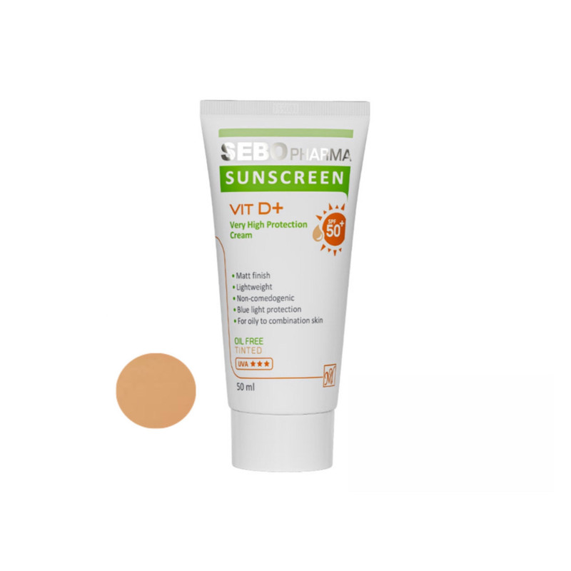 کرم ضد آفتاب رنگی مای SPF 50 مدل سبوفارما مناسب پوست های چرب و مختلط حجم 50 میلی لیتر کرم ضد آفتاب رنگی مای SPF 50 مدل سبوفارما مناسب پوست های چرب و مختلط حجم 50 میلی لیتر