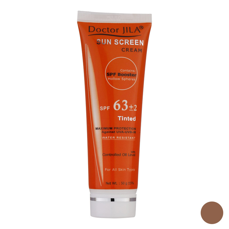 کرم ضدآفتاب دکتر ژیلا مدل Tinted با SPF63، حجم 50میلیلیتر کرم ضدآفتاب دکتر ژیلا مدل Tinted با SPF63، حجم 50میلیلیتر