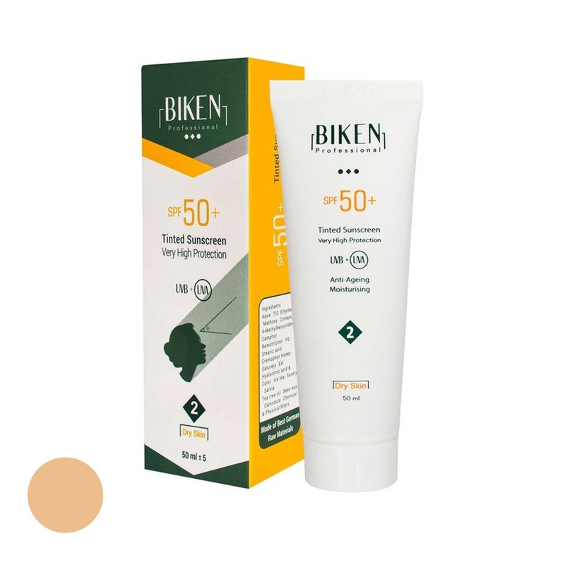 کرم ضد آفتاب بیکن رنگی مدل SPF50 مناسب پوست های خشک حجم 50 میلی لیتر کرم ضد آفتاب بیکن رنگی مدل SPF50 مناسب پوست های خشک حجم 50 میلی لیتر