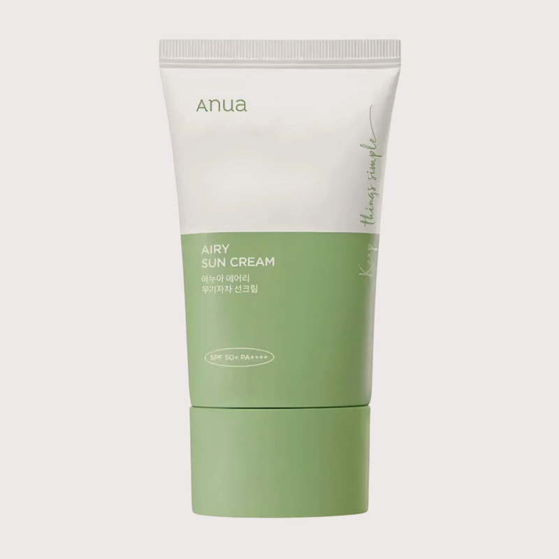 کرم ضد آفتاب بی رنگ آنوا SPF 50 مدل Airy محافظ UVA ،UVB و 50 PA+++، ضد حساسیت، مناسب انواع پوست معمولی و حساس حجم 50 میلیلیتر کرم ضد آفتاب بی رنگ آنوا SPF 50 مدل Airy محافظ UVA ،UVB و 50 PA+++، ضد حساسیت، مناسب انواع پوست معمولی و حساس حجم 50 میلیلیتر