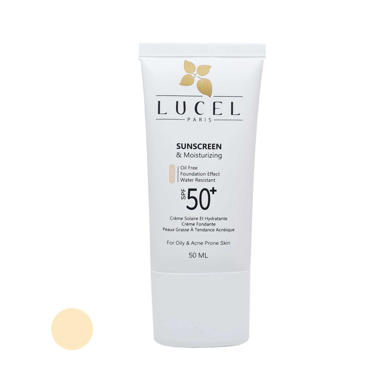 کرم ضد آفتاب و ضد چروک رنگی لوسل مدل SPF50 مناسب پوست های چرب حجم 50 میلی لیتر کرم ضد آفتاب و ضد چروک رنگی لوسل مدل SPF50 مناسب پوست های چرب حجم 50 میلی لیتر