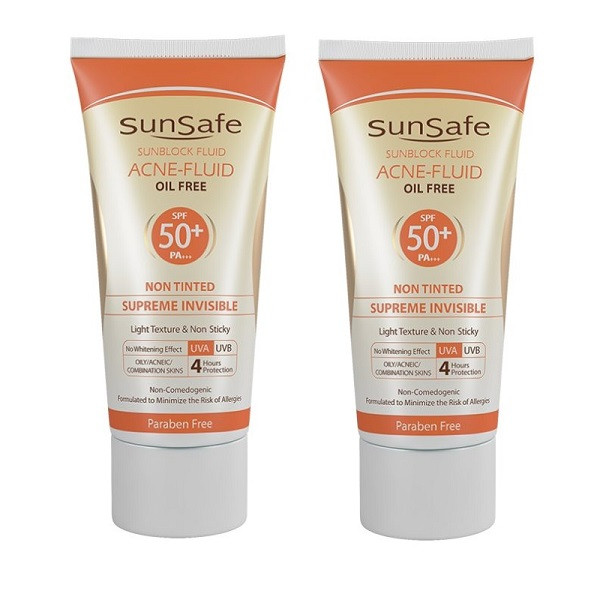 کرم ضدآفتاب سانسیف مدل ACNE FLUID حجم 50 میلیلیتر مجموعه 2 عددی کرم ضدآفتاب سانسیف مدل ACNE FLUID حجم 50 میلیلیتر مجموعه 2 عددی