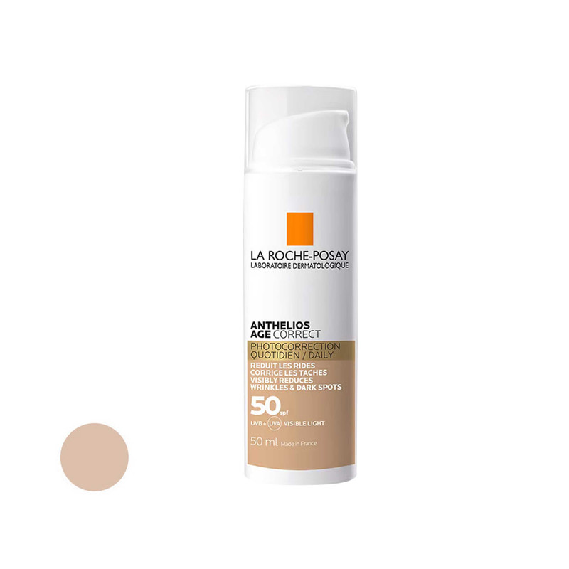 کرم ضد آفتاب رنگی لاروش پوزای SPF50 مدل age correct مناسب انوع پوست حجم 50 میلی لیتر کرم ضد آفتاب رنگی لاروش پوزای SPF50 مدل age correct مناسب انوع پوست حجم 50 میلی لیتر