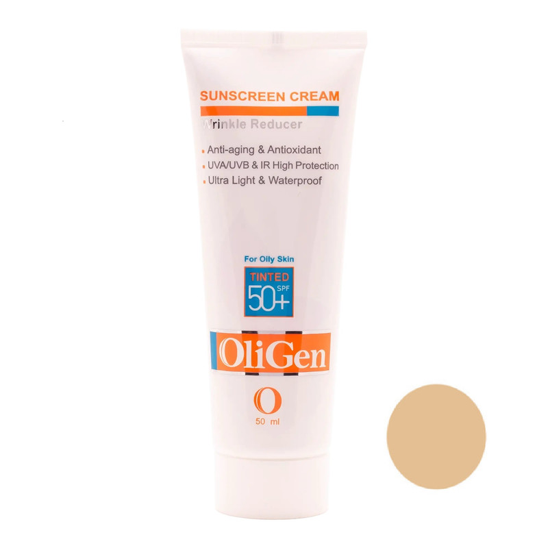 کرم ضد آفتاب رنگی الی ژن spf 50 مدل 04 مناسب پوست چرب حجم 50 میلی لیتر کرم ضد آفتاب رنگی الی ژن spf 50 مدل 04 مناسب پوست چرب حجم 50 میلی لیتر