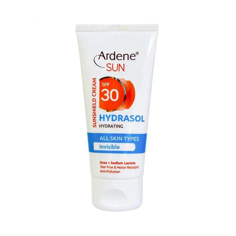 کرم ضد آفتاب بدون رنگ آردن SPF 30 مدل HYDRASOL مناسب انواع پوست حجم 50 میلیلیتر کرم ضد آفتاب بدون رنگ آردن SPF 30 مدل HYDRASOL مناسب انواع پوست حجم 50 میلیلیتر