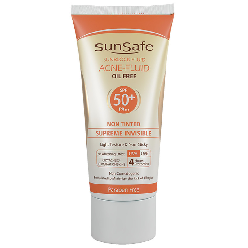 کرم ضدآفتاب سانسیف سری Acne Fluid مدل Supreme Invisible، حجم ۵۰ میلیلیتر کرم ضدآفتاب سانسیف سری Acne Fluid مدل Supreme Invisible، حجم ۵۰ میلیلیتر