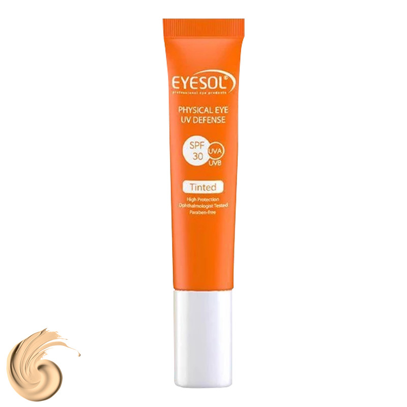 کرم ضدآفتاب رنگی آیسول SPF30 مدل TEYE مخصوص دور چشم، حجم 15 میلیلیتر کرم ضدآفتاب رنگی آیسول SPF30 مدل TEYE مخصوص دور چشم، حجم 15 میلیلیتر