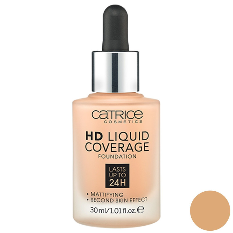 کرم پودر کاتریس سری HD مدل Liquid Coverage شماره 030 کرم پودر کاتریس سری HD مدل Liquid Coverage شماره 030