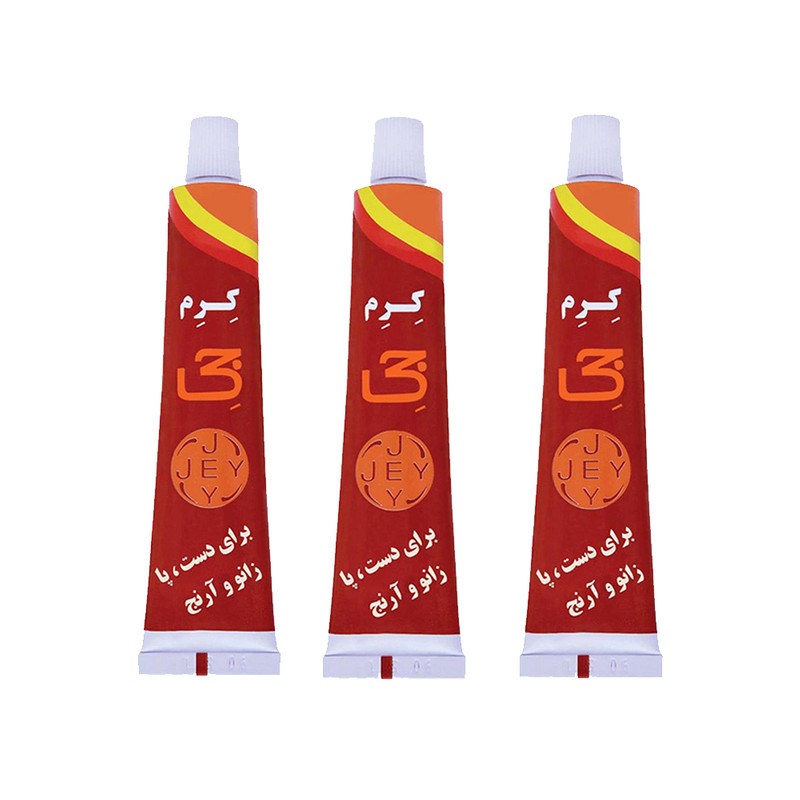 کرم رفع ترک دست و پا جی مدل j3 حجم 50 میلی لیتر بسته 3 عددی