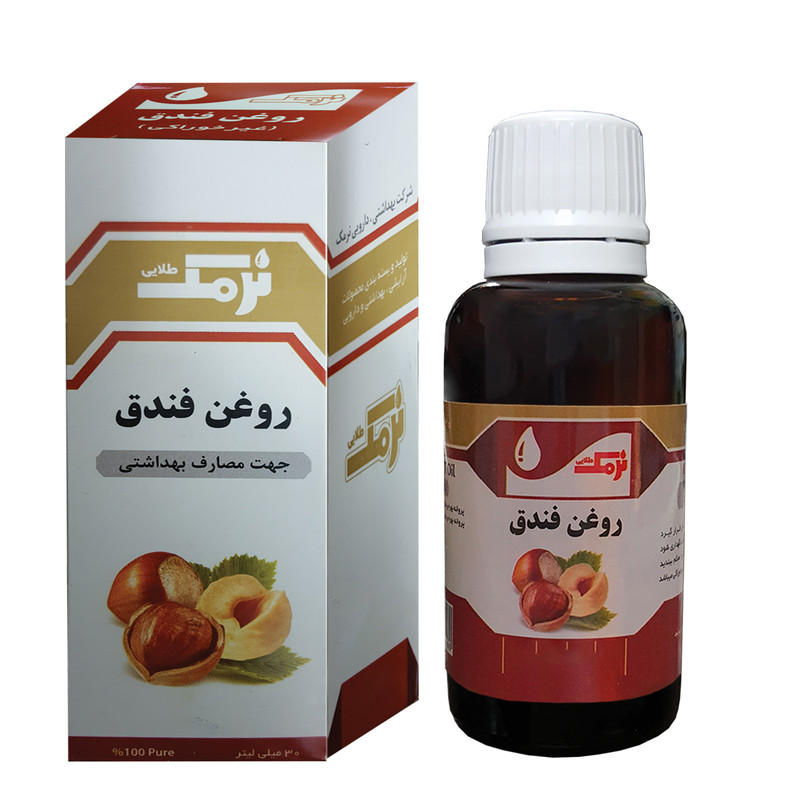 روغن فندق نرمک طلایی مدل 003 حجم 30 میلی لیتر روغن فندق نرمک طلایی مدل 003 حجم 30 میلی لیتر
