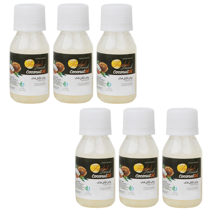 روغن بدن فدک تانیش مدل Coco حجم 50 میلی لیتر مجموعه 6 عددی روغن بدن فدک تانیش مدل Coco حجم 50 میلی لیتر مجموعه 6 عددی