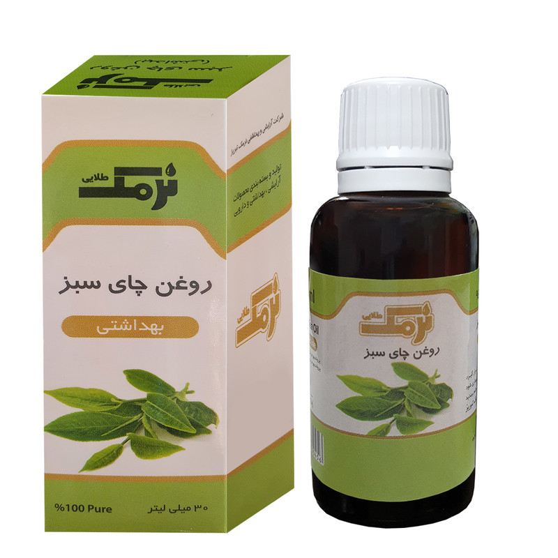 روغن چای سبز نرمک طلایی مدل 0017 حجم 30 میلی لیتر روغن چای سبز نرمک طلایی مدل 0017 حجم 30 میلی لیتر