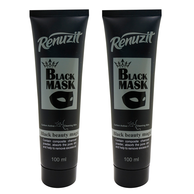 ماسک صورت رینو زیت مدل Black mask carbon active حجم 100 میلی لیتر مجموعه 2 عددی ماسک صورت رینو زیت مدل Black mask carbon active حجم 100 میلی لیتر مجموعه 2 عددی
