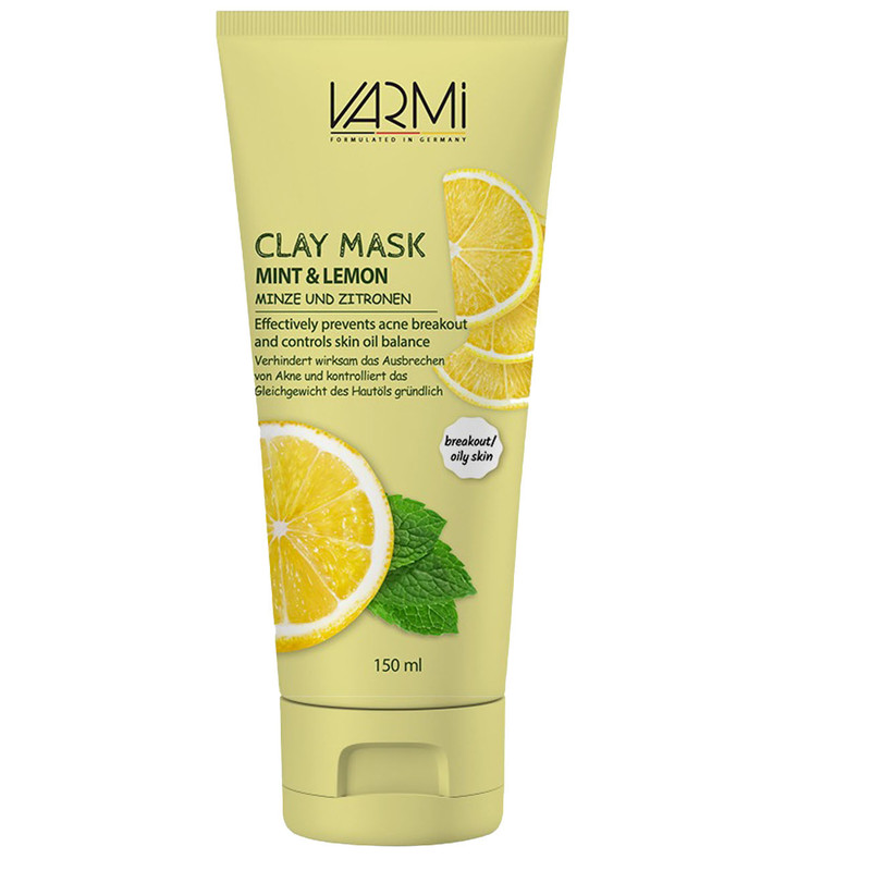 ماسک صورت وارمی مدل خاک رسی نعناع و لیمو مناسب پوست های چرب حجم 150 میلی لیتر ماسک صورت وارمی مدل خاک رسی نعناع و لیمو مناسب پوست های چرب حجم 150 میلی لیتر