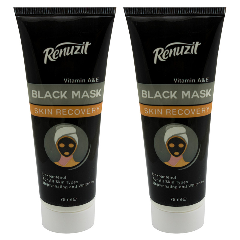 ماسک صورت رینو زیت مدل Black mask carbon active حجم 75 میلی لیتر مجموعه 2 عددی ماسک صورت رینو زیت مدل Black mask carbon active حجم 75 میلی لیتر مجموعه 2 عددی