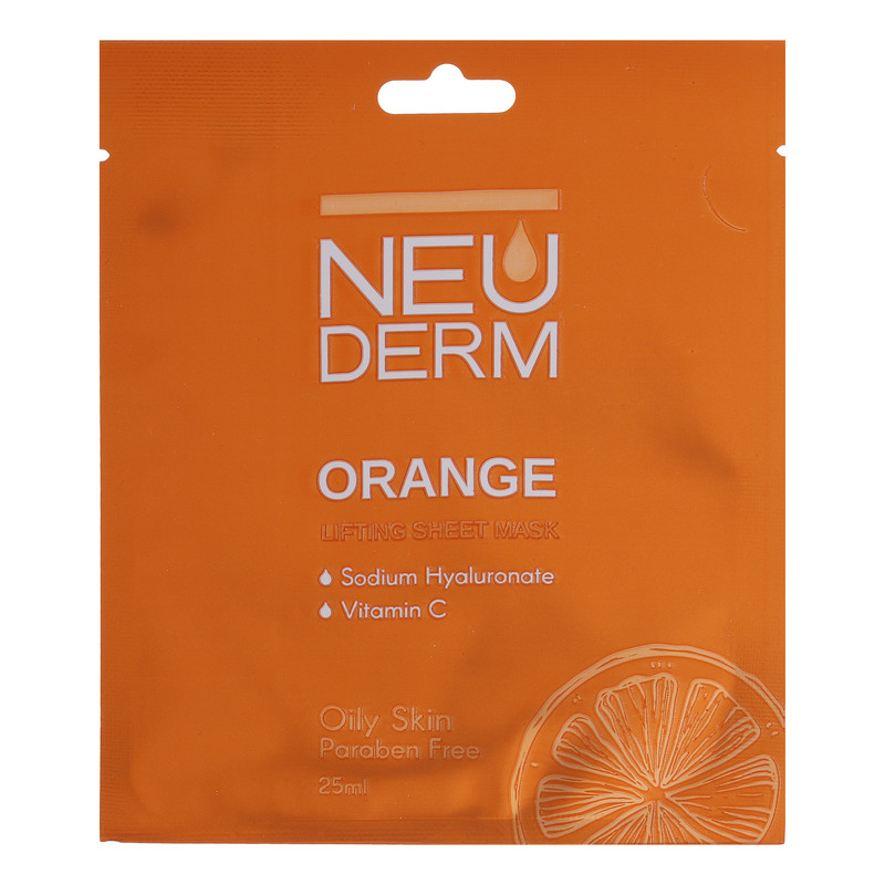 ماسک صورت نئودرم مدل Orange حجم 25 میلی لیتر ماسک صورت نئودرم مدل Orange حجم 25 میلی لیتر