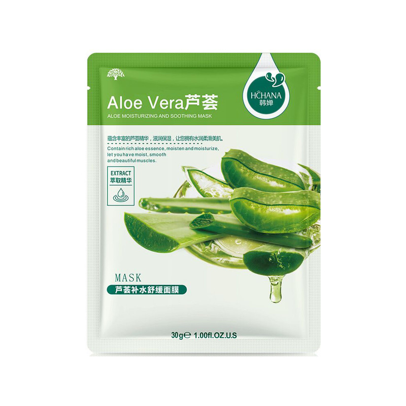 ماسک صورت هاچانا مدل Aloe vera وزن 30 گرم ماسک صورت هاچانا مدل Aloe vera وزن 30 گرم