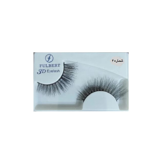 مژه مصنوعی فولبرت مدل 3 بعدی شماره 6 مژه مصنوعی فولبرت مدل 3 بعدی شماره 6