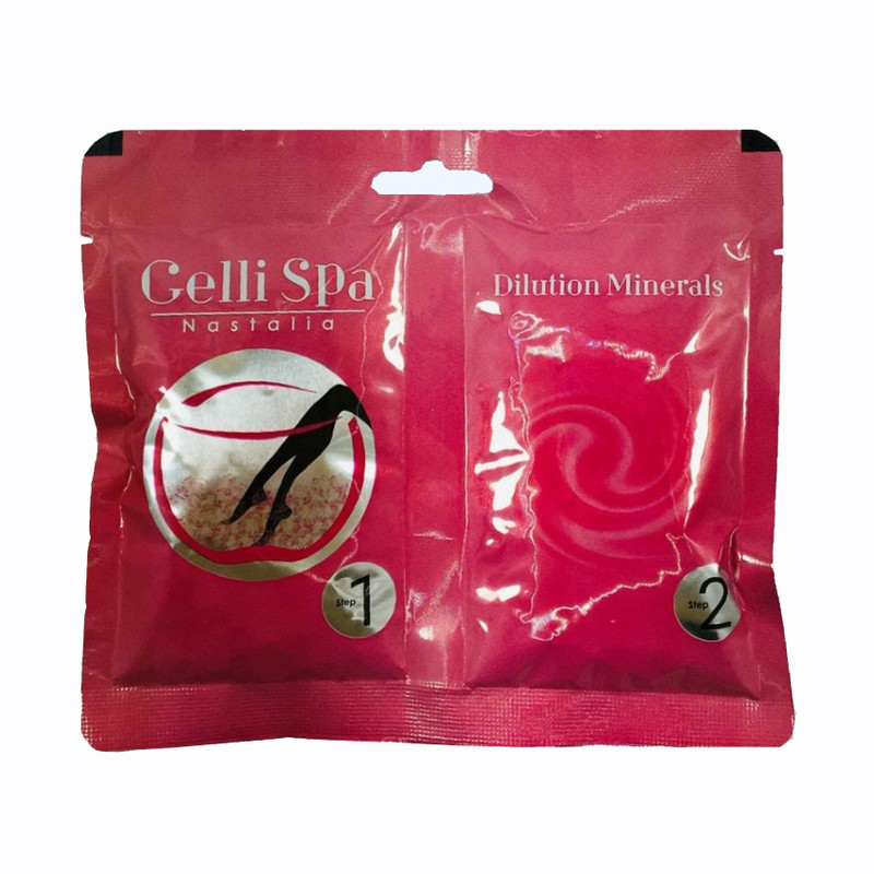 ژل نمک حمام ناستالیا مدل Calm وزن 25 گرم به همراه حلال مدل 01 وزن 45 گرم